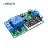 DC12V Time Delay Relay LED Digital Automation Delay Relay Trigger Time Timer Control Cycle Adjustable On Off Switch Relay Module