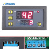 DC12V Timing Delay Relay Module Timing Timer Digital Display Thermolator Time Delay Cycling Module 0 999h Adjustable With Swtich