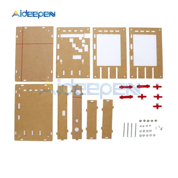 DIY Kit Acrylic Case Cover Protection Shell for Arduino DSO138 Oscilloscope Transparent Acrylic Cover Oscilloscope Accessories