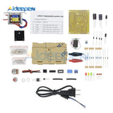 DIY Kits LM317 Adjustable Voltage Regulator AC DC 110V to 12V Step Down Power Converter Transformer Supply Module US Plug Case
