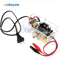 DIY Kits LM317 Adjustable Voltage Regulator AC DC 110V to 12V Step Down Power Converter Transformer Supply Module US Plug Case