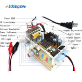 DIY Kits LM317 Adjustable Voltage Regulator AC DC 110V to 12V Step Down Power Converter Transformer Supply Module US Plug Case