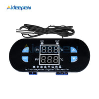 DK W1308 DC 12V AC 100 240V 10A Digital Thermostat Temperature Controller Regulator Heating Cooling Thermometer Dual LED Display