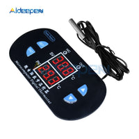 DK W1308 DC 12V AC 100 240V 10A Digital Thermostat Temperature Controller Regulator Heating Cooling Thermometer Dual LED Display