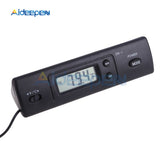 DS 1 Car Digital Thermometer Clock Automotive Time Clock Temperature Gauge Meter Tester Detector Indoor Outdoor
