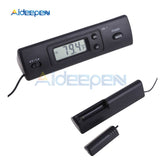 DS 1 Car Digital Thermometer Clock Automotive Time Clock Temperature Gauge Meter Tester Detector Indoor Outdoor