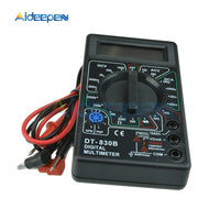 DT830B AC/DC Digital Multimeter 750/1000V Voltmeter Ammeter Ohm Tester Safety Handheld Meter Digital Multimeter With Test Leads on AliExpress