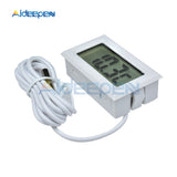 Digital Embedded Thermometer for Freezer Refrigerator Fridge Thermometer 1M Probe Detector Instrument Temperature  50~110 Degree