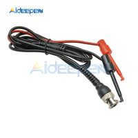 Digital Oscilloscope BNC Probe Test Leads Q9 Male Connector to Dual Alligator Clip Oscilloscope Probe Test Line Cable Test Hook