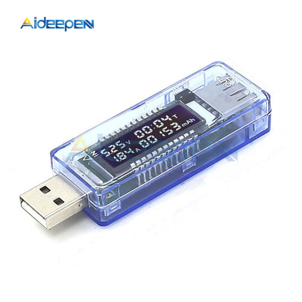 Digital USB Tester Voltmeter Power Bank Diagnostic Tool Current Voltage Doctor Charger Capacity Tester Meter Ammeter