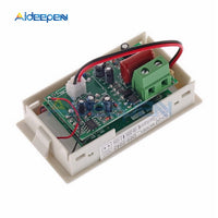 Digital Voltmeter Ammeter AC 80 300V 100A Volt Amp Panel Meter Ampere Meter LED Digital Voltage Current Dual Meter 110V 220V