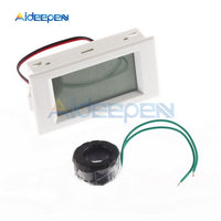 Digital Voltmeter Ammeter AC 80 300V 100A Volt Amp Panel Meter Ampere Meter LED Digital Voltage Current Dual Meter 110V 220V