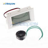 Digital Voltmeter Ammeter AC 80 300V 100A Volt Amp Panel Meter Ampere Meter LED Digital Voltage Current Dual Meter 110V 220V
