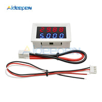 Digital Voltmeter Ammeter DC 100V 200V 10A Panel Car Amp Volt Motorcycle Voltage Indicator Current Meter Tester Dual LED Display