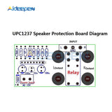Dual channel UPC1237 Speaker Protection Board Kit Boot Delay DC Protection DIY Kits