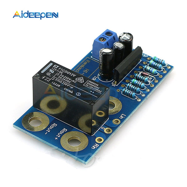 Upc1237 Dual channel UPC1237 Speaker Protection Board Kit Boot Delay DC Protec ...