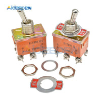 E TEN1321 6 PIN ON ON Toggle Switch 2 Positions 6 Pins Power Switches 15A 250V AC 31*19.8MM