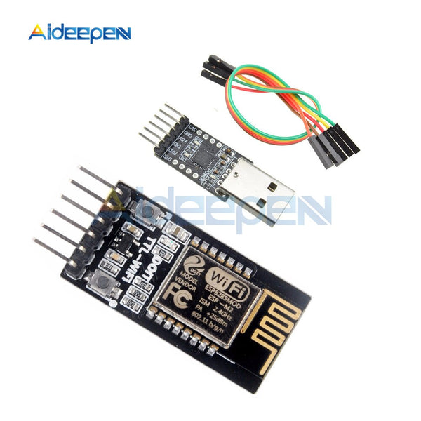 EPS8285 ESP M2 ESP M2 Port Board Wireless Serial TTL WiFi Transmission Module Bluetooth Control with CP2102 Transmission Module