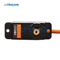 ES08MA II Mini Metal Gear Analog Servo Digital Micro Steering Servos Gear for Fixed Wings 450 RC Helicopter 200mA