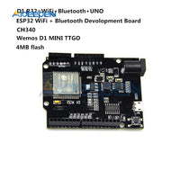 ESP32 WIFI Wireless Bluetooth Development Board CH340 For Wemos D1 USB Interface UNO R3 D1 R32 4MB Memory for Arduino