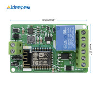 ESP8266 ESP 12F Relay Module 10A 220V Network Relay WIFI Module 4 Layers Board TVS Input Automatic Protection Input DC 7V~30V