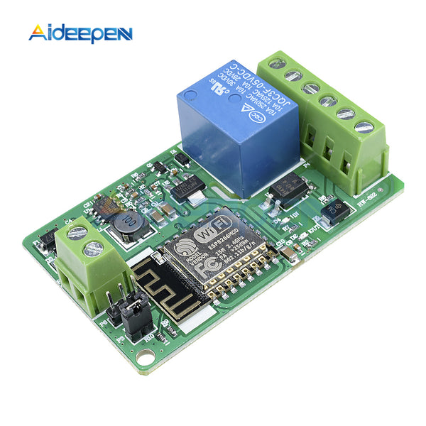 ESP8266 ESP 12F Relay Module 10A 220V Network Relay WIFI Module 4 Layers Board TVS Input Automatic Protection Input DC 7V~30V