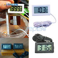 Embedded Digital LCD Probe Fridge Freezer Thermometer Sensor Thermometer Thermograph For Aquarium Refrigerator Use 1M  50~110