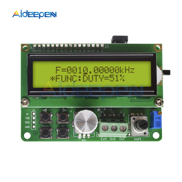 FYE050 DDS Function Signal Generator Module 3V Random Waveform Triangle Sine Square Sawtooth Wave Duty Cycle Frequency Generator