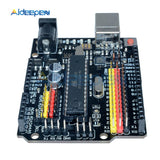 For Arduino UNO R3 PLUS Sensor I/O Shield Atmega328P Atmega16U2 Expansion Multifunctional Microcontroller Development Board