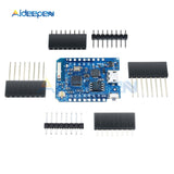 For WEMOS D1 Mini Pro 16M Bytes External Antenna Connector NodeMCU ESP8266 ESP 8266EX CP2104 WIFI Development Board Micro USB