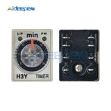 H3Y 2 DC 12V 24V AC 110V 220V 0 30 Seconds Delay Timer Time Relay 0 30 Minutes/Seconds Solid State Delay Timer Time Relay on AliExpress