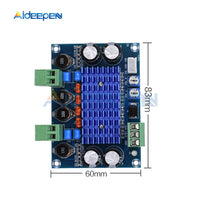 High Power Digital HIFI Power Amplifier Board 2*120W XH M572 TPA3116D2 Chassis Dedicated Plug in Input 5V 24V 28V output 120W