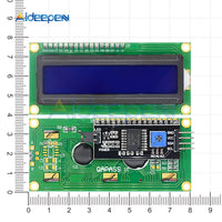IIC/I2C Serial Interface 1602 16X2 Character LCD Backlight Module Blue Display LCD 1602 5V For Arduino