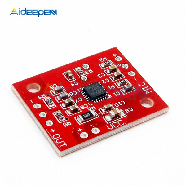 K472 Electret Microphone Power Amplifier Chip Board Module with Low Noise Gain Adjustable DC 2.3V 5.5 Replace MAX9812