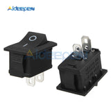 KCD1 KCD4 Black Rocker Switch Power Switch ON OFF ON OFF ON 2 Position /3 Position 2 Pin 3 Pin 4 Pin 6 Pin No lights