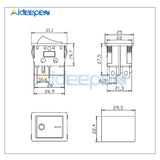 KCD4 High Current Rocker Switch Power Switch 2 position ON OFF 4 Pins 6 Pins Electrical Equipment With Light Switch 30A 250V on AliExpress