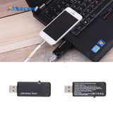 LCD Digital USB Tester Voltmeter Power Bank Current Voltage Charger Capacity Tester Meter Ammeter 3V 30V Power off protection