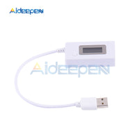 LCD Screen Mini Creative Phone USB Tester Portable Doctor Voltage Current Meter Mobile Power Charger Detector with Cable