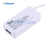 LCD Screen Mini Creative Phone USB Tester Portable Doctor Voltage Current Meter Mobile Power Charger Detector with Cable