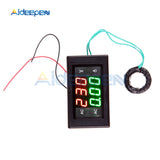 LED Digital AC Voltmeter Ammeter 80 300V 100A Power Energy Meter Current Voltage Monitor AC 110V 220V Amp Current Volt Meter