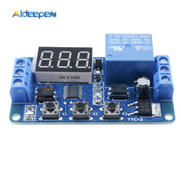 LED Digital Display Home Automation Delay Relay Trigger Time Circuit Timer Control Cycle Adjustable Switch Relay Module DC 12V