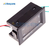 LED Digital Voltmeter Ammeter AC 110V 220V 200A Red Green Dual LED Display 100 300V Volt Amp Current LED Panel Meter Monitor