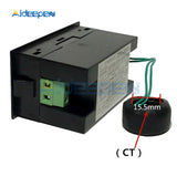 LED Digital Voltmeter Ammeter Power Energy Voltage Current Meter Charger Tester Detector Monitor 100A AC 200~450V