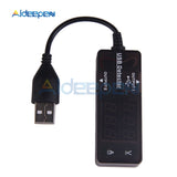 LED Digital Voltmeter Ammeter USB Charger Doctor Voltage Current Meter Power Tester Detector with USB Cable