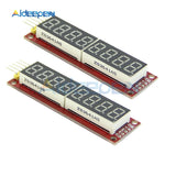 MAX7219 8 Digit 7 Segment Digital Tube SPI Control Module For Arduino 5V 3.3V Microcontrollers Red LED Display