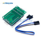 MAX7219 Dot Led Matrix Module MCU LED Display Control Module for Arduino 5V Module 8 x 8 Output Input Common Cathode with Cable