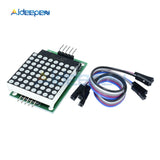 MAX7219 Dot Matrix Led Module Led Display Module MCU Control Kit with DuPont Line for Arduino