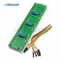 MAX7219 Dot Matrix Module LED Microcontroller 4 In One Display with 5P Line 4 in 1 Red/Green/Blue