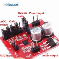 MAX9814 Electret Microphone Amplifier Board Module With AGC Function DC 3.6 12V