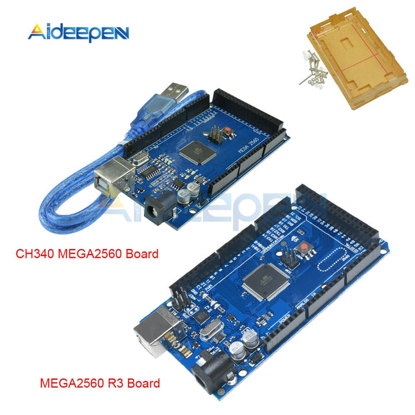 MEGA2560 R3 Control Board ATMEGA2560 16AU ATMEGA16U2 5V 16MHz Module For Arduino with USB Cable with Case on AliExpress